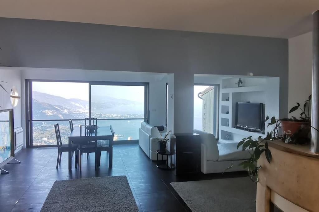 Villa With Unique & Breathtaking View Over Sea, Monte-Carlo, Italy & Alps La Turbie Exterior photo